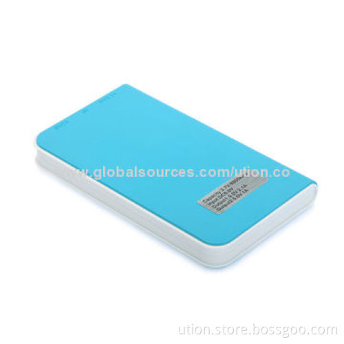 2014 New 7,200mAh Power Bank for MP4/MP3 Players/Mobile Phones, with Free Samples and Logo